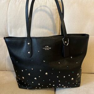 Coach Black with Studs F22299